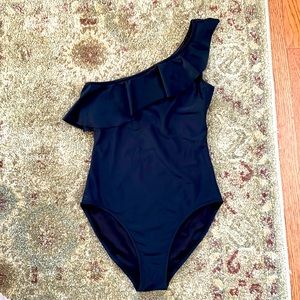 Black one piece swimsuit